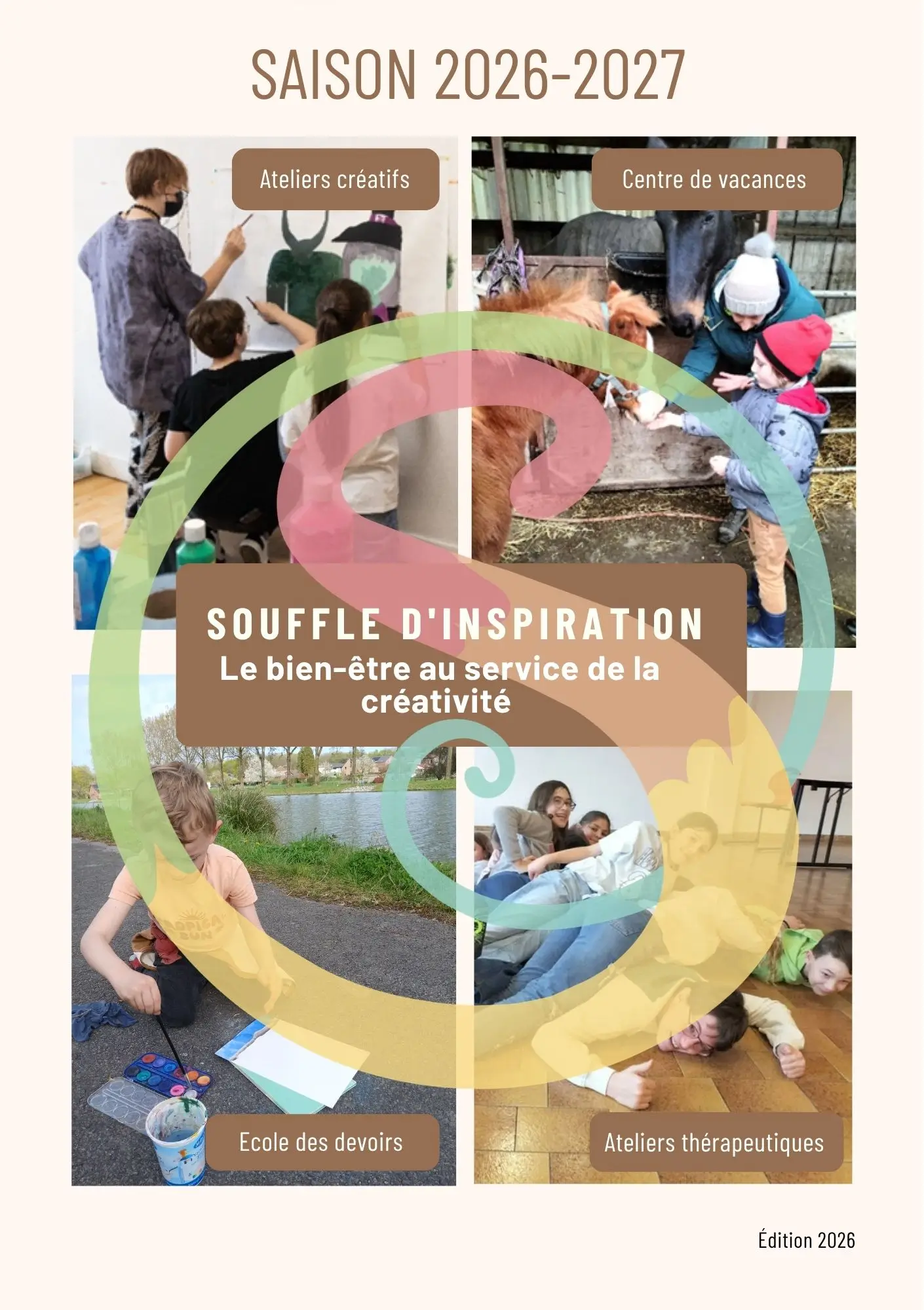 Publication Instagram Activités Nature Marron et Beige